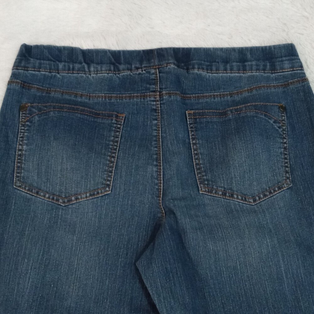 Faded Glory Women's 3 Pocket, Stretch Denim Jeans (Size 14) Color: Medium Blast - Picture 6 of 7